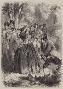 De keizerin Eugénie, fazantenschieten in Compiègne